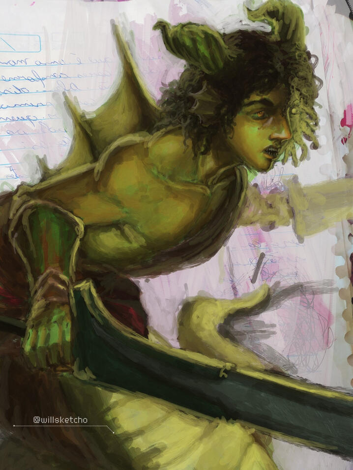 (Half Body + Dynamic Pose): R$ 135,00 /// $ 60 (USD)